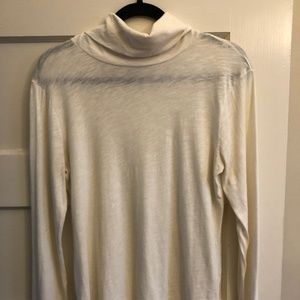 Madewell Whisper Cotton Turtleneck Top